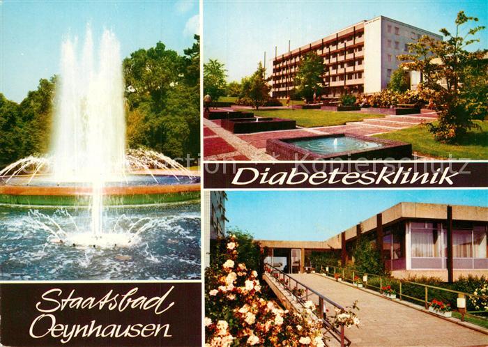 Bad Oeynhausen Springbrunnen Diabetesklinik