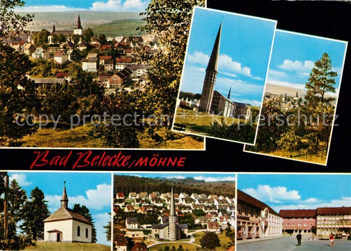 Bad Belecke Teilansicht Kirche Kapelle Ortsansichten