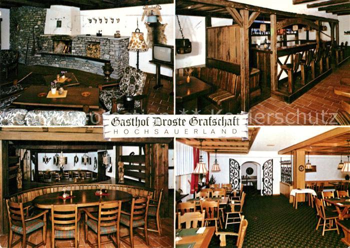 Grafschaft Sauerland Gasthof Droste Gastraeume