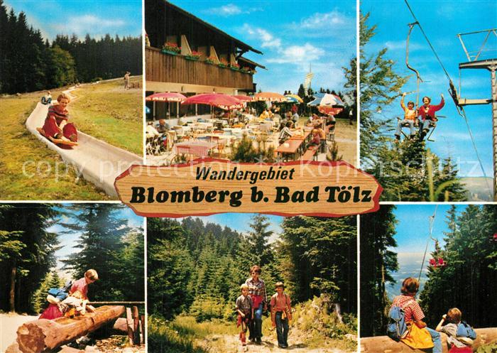 Bad Toelz Blomberg Sommerrodelbahn Sessellift