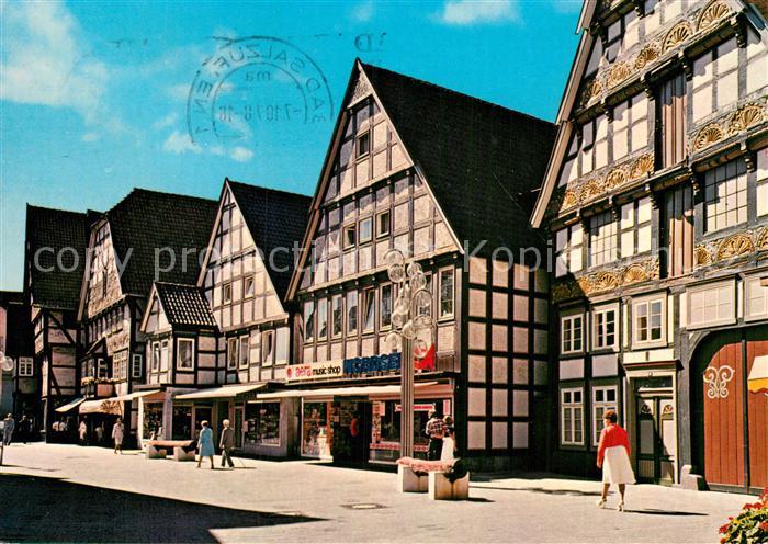 Bad Salzuflen Fachwerkh?user in der Fussg?ngerzone