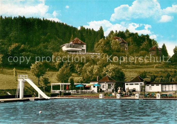 Bad Driburg Freibad mit Falkenh?he