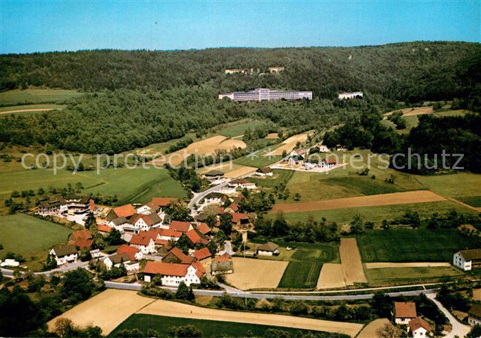 Schwabthal Fliegeraufnahme mit Kurklinik Lautergrund