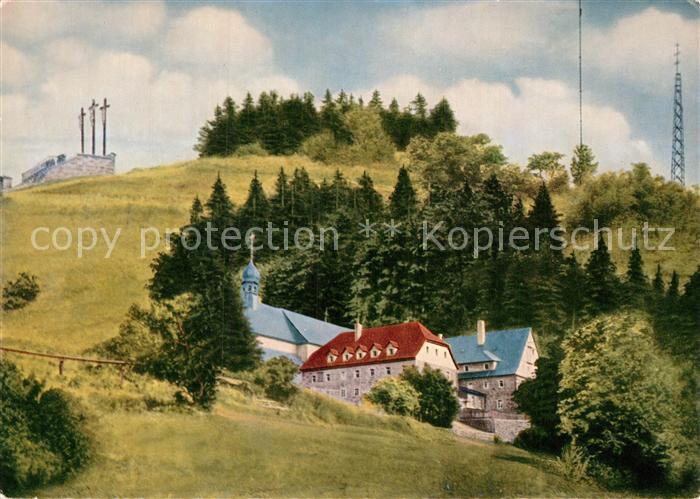 Kloster Kreuzberg mit Fernseh- und Rundfunksender