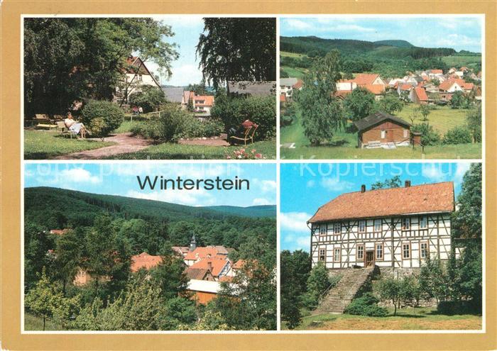 Winterstein Emsetal Kurpark Wartberg Fachwerkhaus
