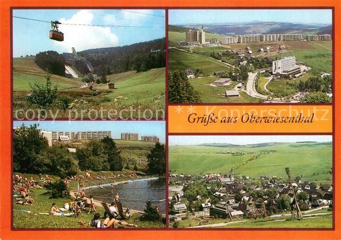 Oberwiesenthal Erzgebirge Fliegeraufnahme Seilbahn Sprungschanze Sparringberg Fr