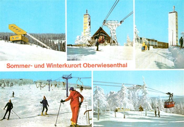 Oberwiesenthal Erzgebirge Sprungschanze Seilbahn Aussichtsturm
