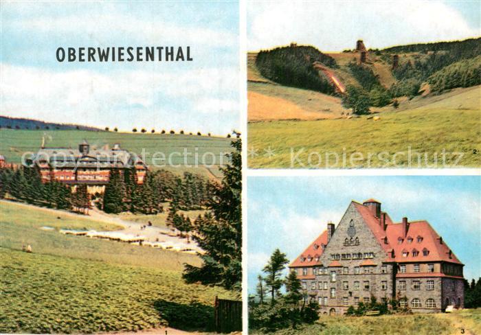 Oberwiesenthal Erzgebirge Schanzen H?hensanatoriu Sachsenbaude Ferienheim der IG