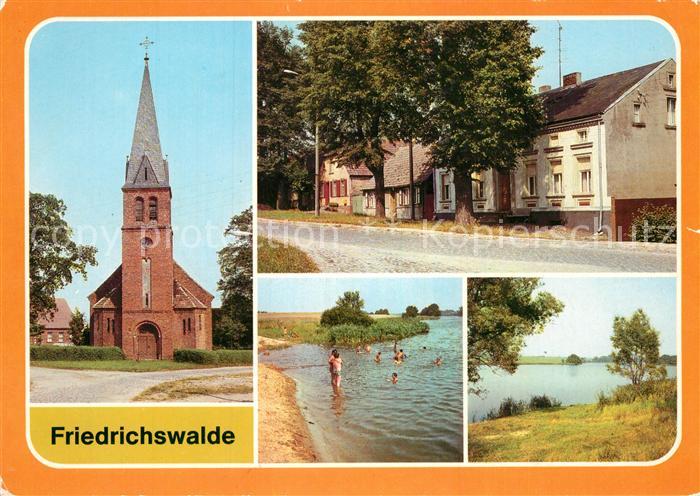 Friedrichswalde Eberswalde Kirche Badestelle Gro?er Pr??nicksee