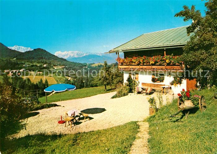 Berchtesgaden Bergpension Lippenlehen Springl