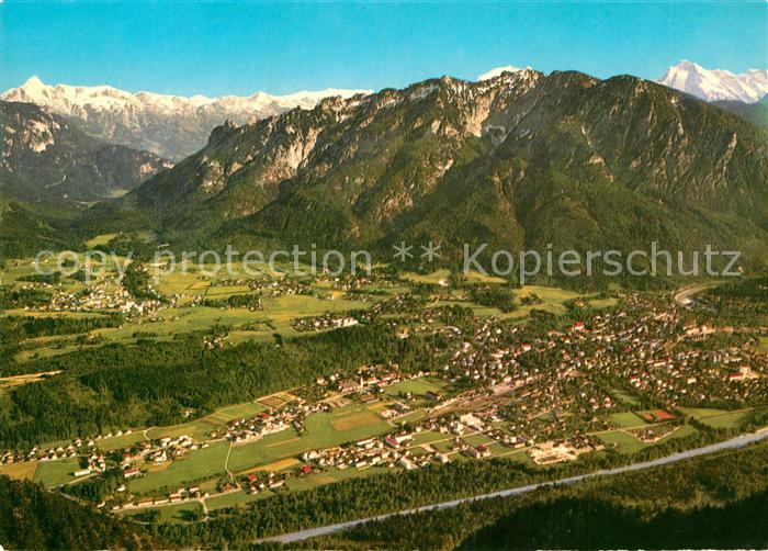 Bad Reichenhall Fliegeraufnahme Gro?gmain Bayerisch-Gmain Predigtstuhl