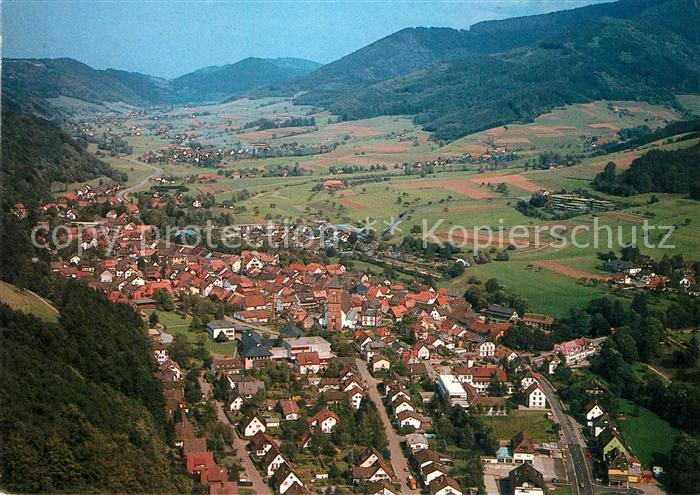 Elzach Fliegeraufnahme mit Prechtal