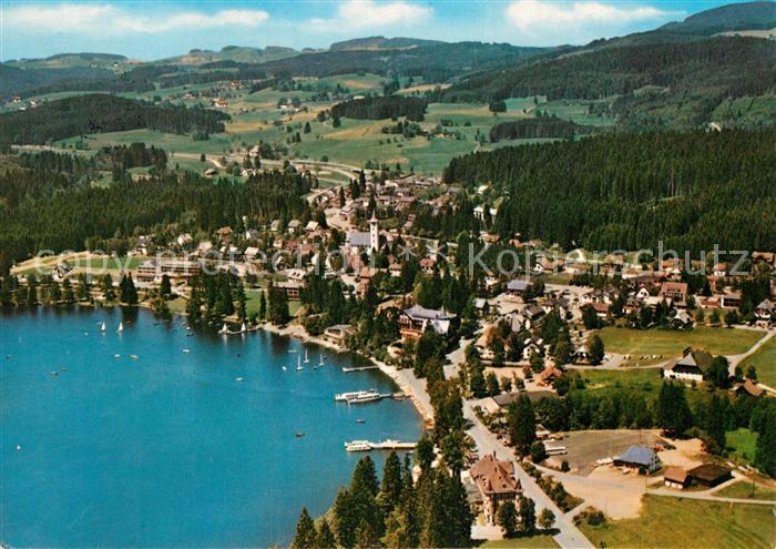 Titisee-Neustadt Fliegeraufnahme Seepartie