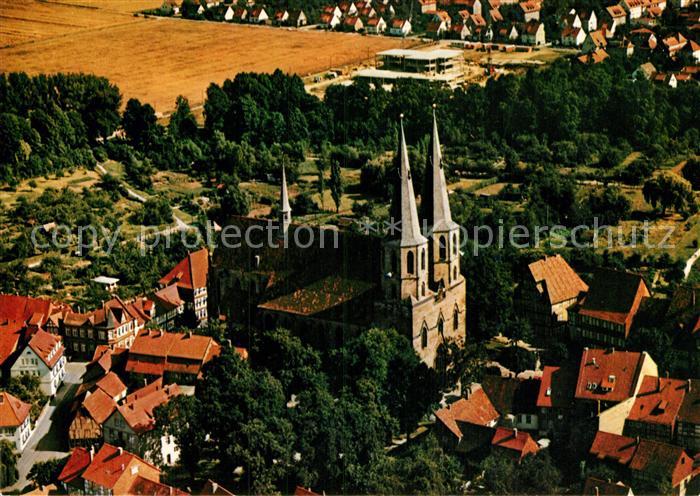 Duderstadt Fliegeraufnahme mit Kirche