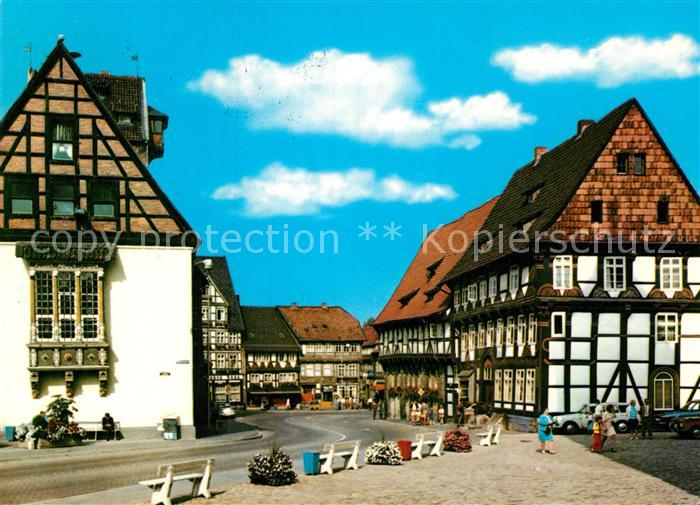 Bad Gandersheim Marktplatz Fachwerk