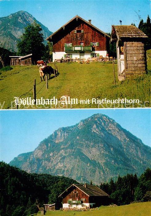 Weissbach Alpenstrasse H?llenbruch Alm mit Ristfeuchthorn