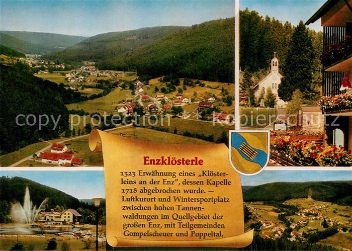 Enzkloesterle Fliegeraufnahme bei Wildbad