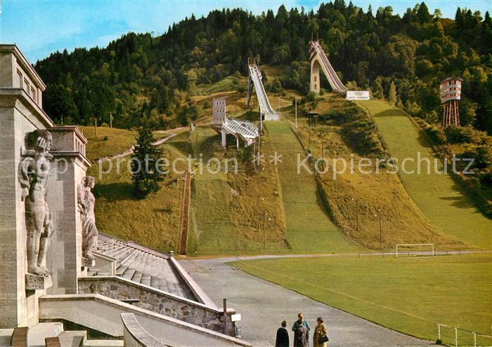 GARMISCH-PARTENKIRCHEN Bayern Olympia Skistation Sprungschanzen