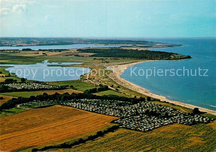 Sehlendorferstrand Fliegeraufnahme Camping Strand