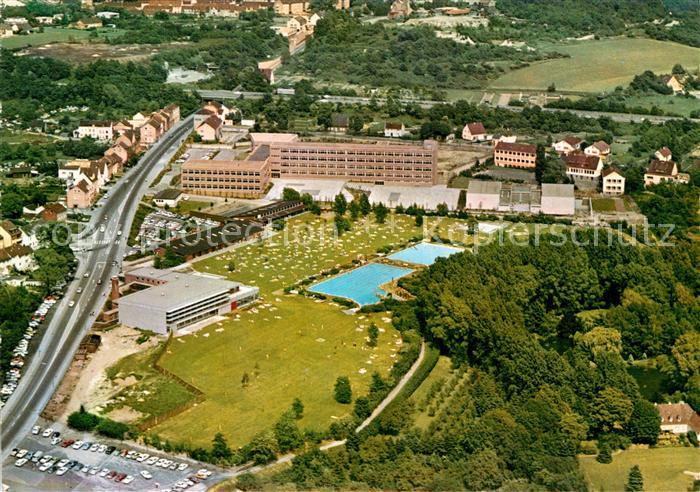 Siegburg Fliegeraufnahme Badezentrum