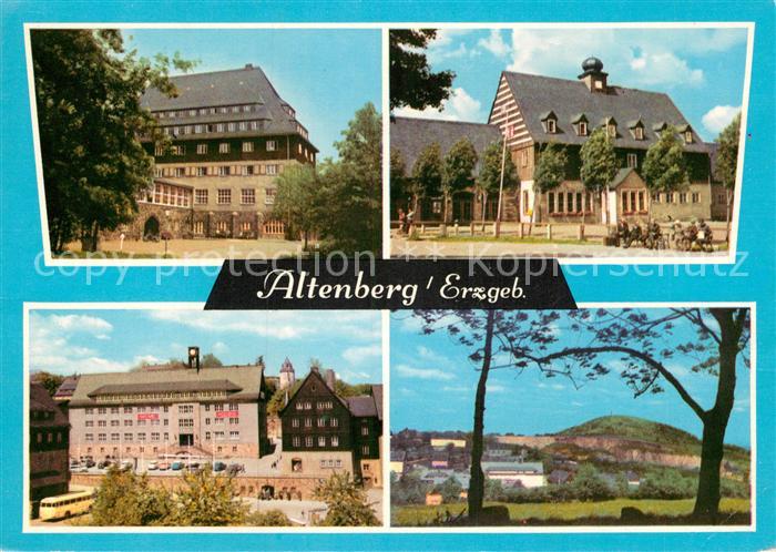 Altenberg Erzgebirge Sanatorium Raupennest Bahnhof Platz des Bergmannes