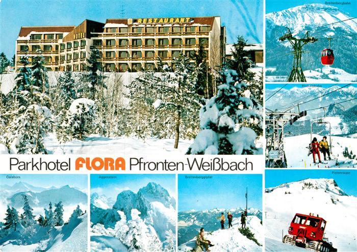 Weissbach Pfronten Parkhotel Flora Winterlandschaften
