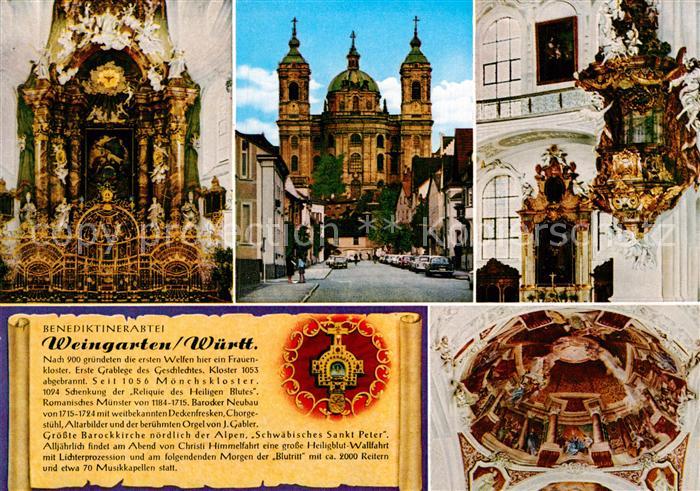 Weingarten Wuerttemberg Kirche Moenchskloster
