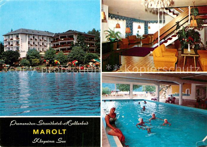 Kanzian Klopeiner See St Promenaden Strandhotel Marolt