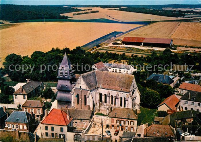 Villemaur-sur-Vanne Fliegeraufnahme Kirche
