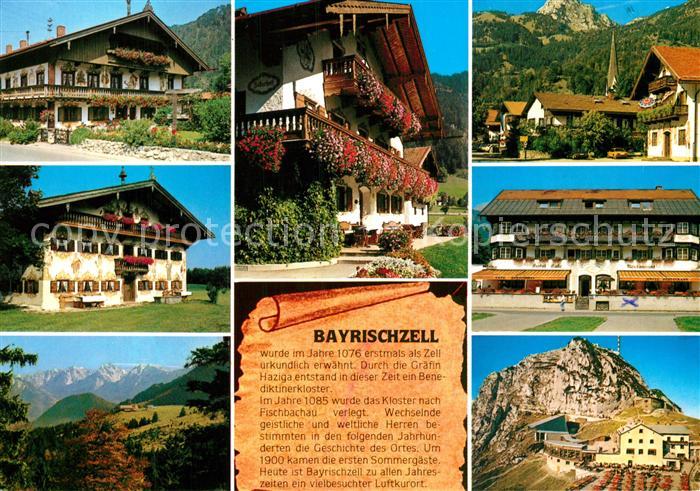Bayrischzell Lueftlmalerei Almrestaurant Ortsansichten