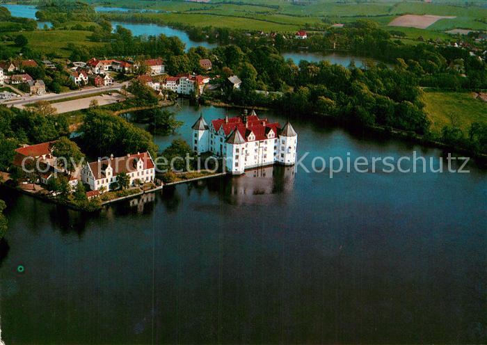 Gluecksburg Ostseebad Fliegeraufnahme Wasserschloss