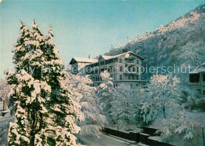 Bad Harzburg Sanatorium Am Burgberg Winter