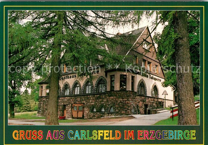 Carlsfeld Erzgebirge Gasthaus Pension Talsperre