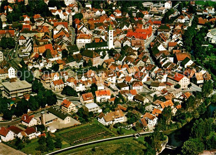 Wangen Allgaeu Fliegeraufnahme