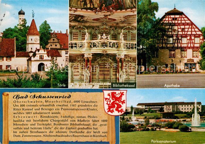 Bad Schussenried Toerle Apotheke Bibliotheksaal Parksanatorium