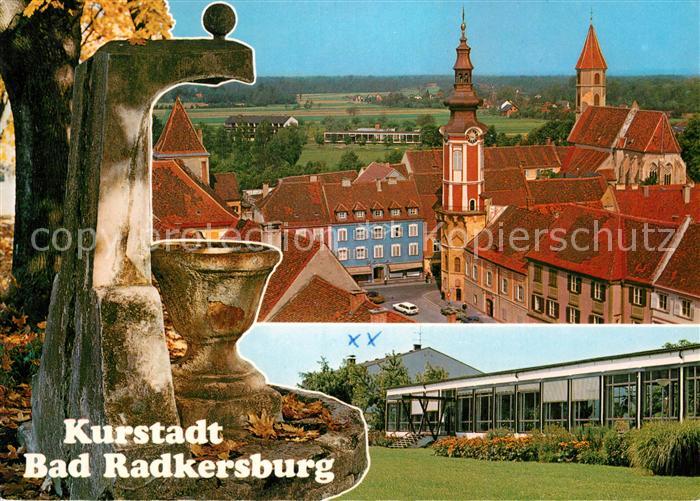 Bad Radkersburg Alter Stadtparkbrunnen Hauptplatz Kurmittelhaus