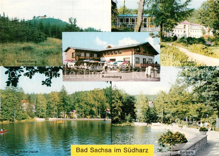 Bad Sachsa Harz Ravensberg Kurhaus Kurpark Schmelzteich