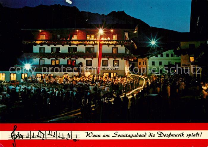 Salzburger Land Platzkonzert Oberpinzgau Gasthof Unterbrunn