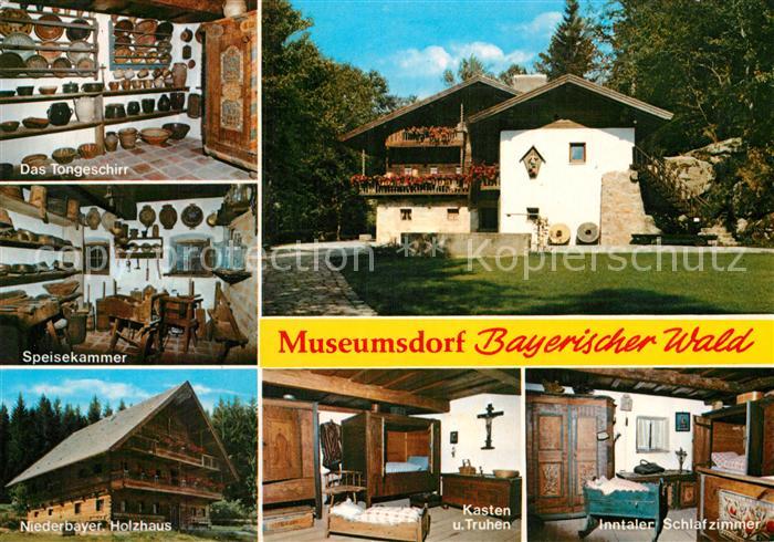 Tittling Museumsdorf Bayerischer Wald Tongeschirr Speisekammer Holzhaus