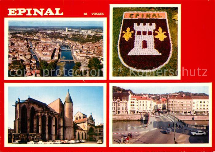 Epinal Vosges Fliegeraufnahme Dom