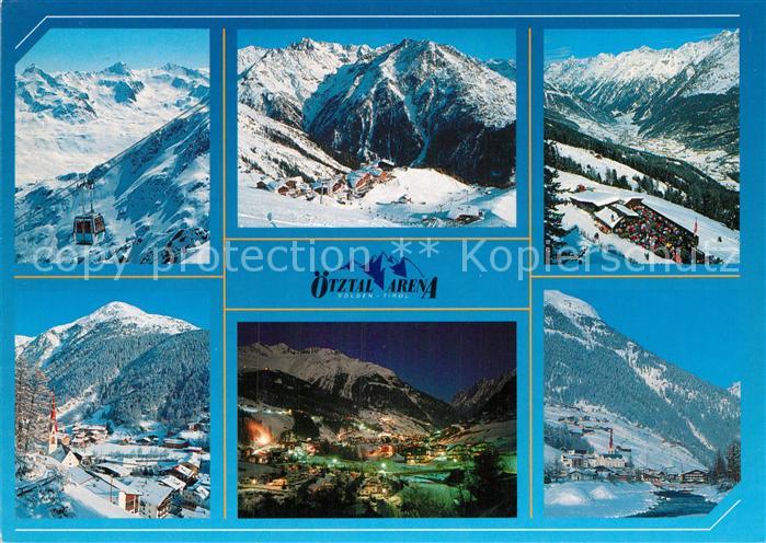 Soelden oetztal Hochsoelden Winterlandschaften Seilbahn