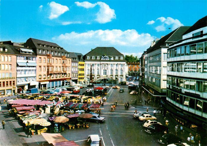 Bonn Rhein Rathaus Markt