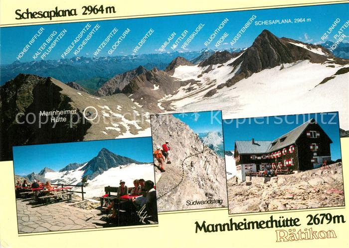 Raetikon Mannheimerhuette Suedwandsteig