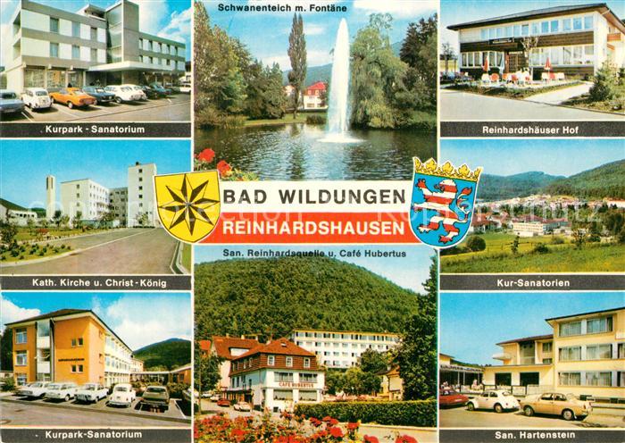 Reinhardshausen Kurpark Sanatorium Kirche Christ Koenig Sanatorium Hartenstein