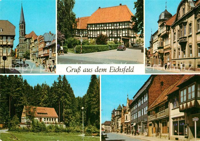 Heiligenstadt Eichsfeld Worbis Rathaus Leinefelde Konsum Waldklause Koehlersgrun