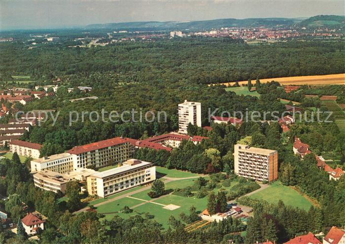 Karlsruhe Baden Fliegeraufnahme Diakonissenanstalt Mutterhaus