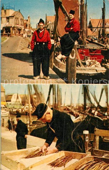 Volendam Hafenpartie Fischer