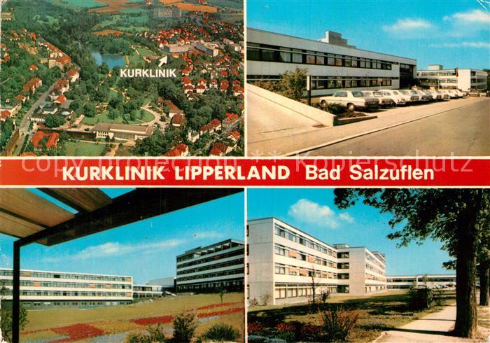 Bad Salzuflen Fliegeraufnahme Kurklinik Lipperland der BfA