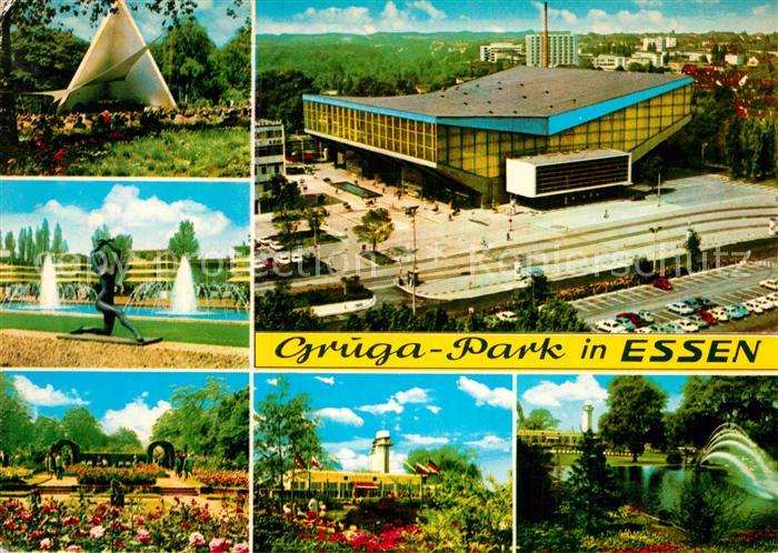 Essen Ruhr Gruga Park Teilansichten