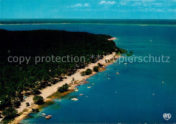 Lacanau Lac de Lacanau Camping du Tedey Fliegeraufnahme